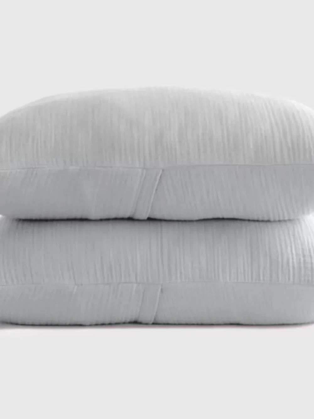 Quince Organic Cotton Gauze Sham Set Mist King NEW